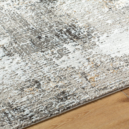 Allegro Rug - 500899 by Livabliss in tan, ivory, light beige, charcoal, mustard. Made from face: 80% polyester, 20% polypropylene, warp: 100% jute in a unique style.