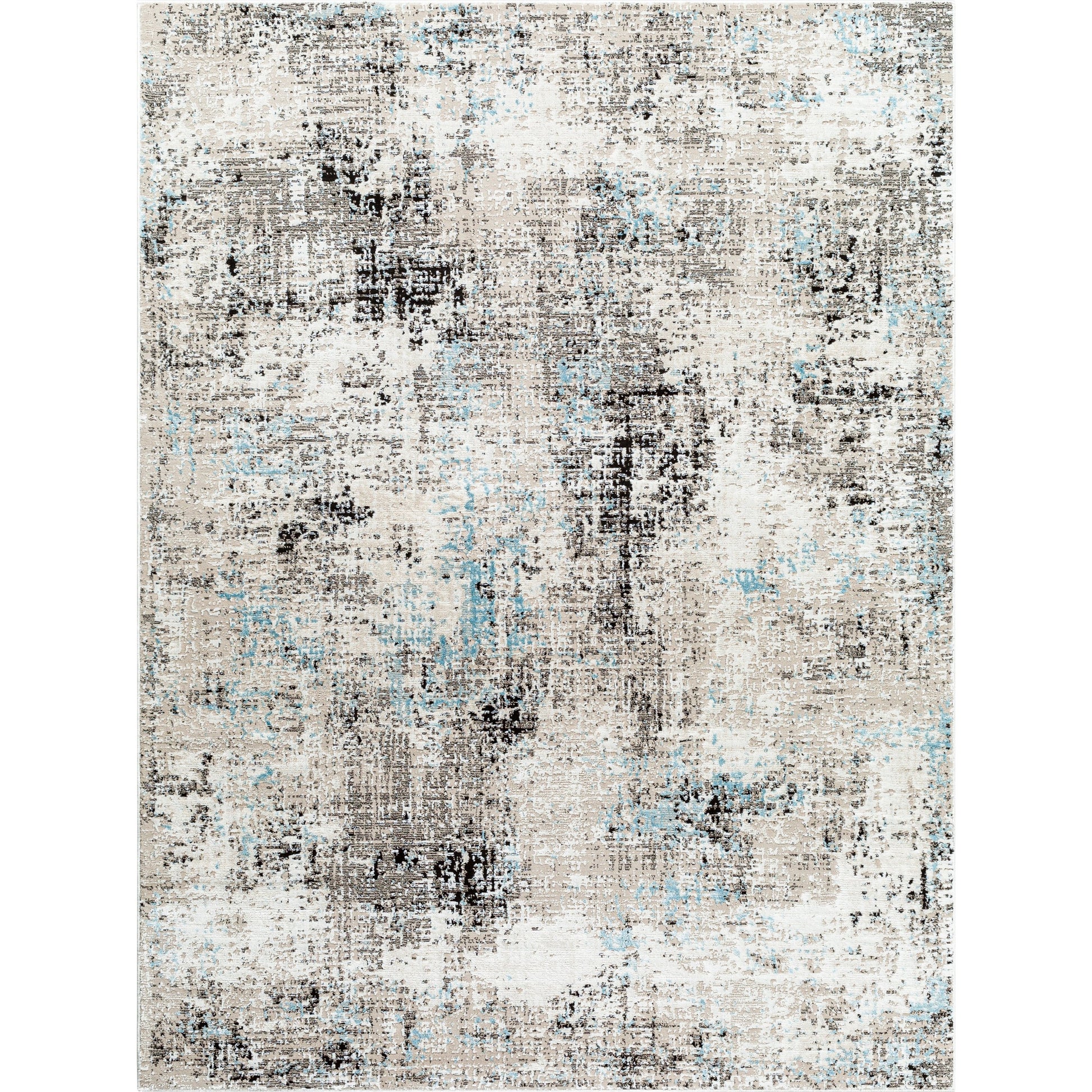 Allegro Rug - 500899 by Livabliss in tan, ivory, light beige, charcoal, mustard. Made from face: 80% polyester, 20% polypropylene, warp: 100% jute in a unique style.