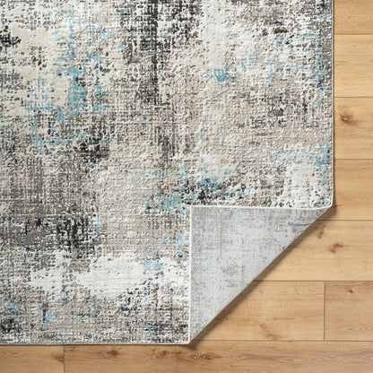 Allegro Rug - 500899 by Livabliss in tan, ivory, light beige, charcoal, mustard. Made from face: 80% polyester, 20% polypropylene, warp: 100% jute in a unique style.