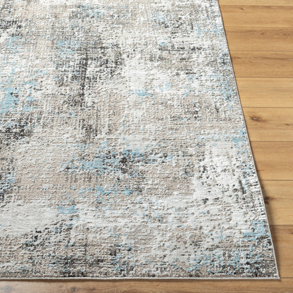 Allegro Rug - 500899 by Livabliss in tan, ivory, light beige, charcoal, mustard. Made from face: 80% polyester, 20% polypropylene, warp: 100% jute in a unique style.