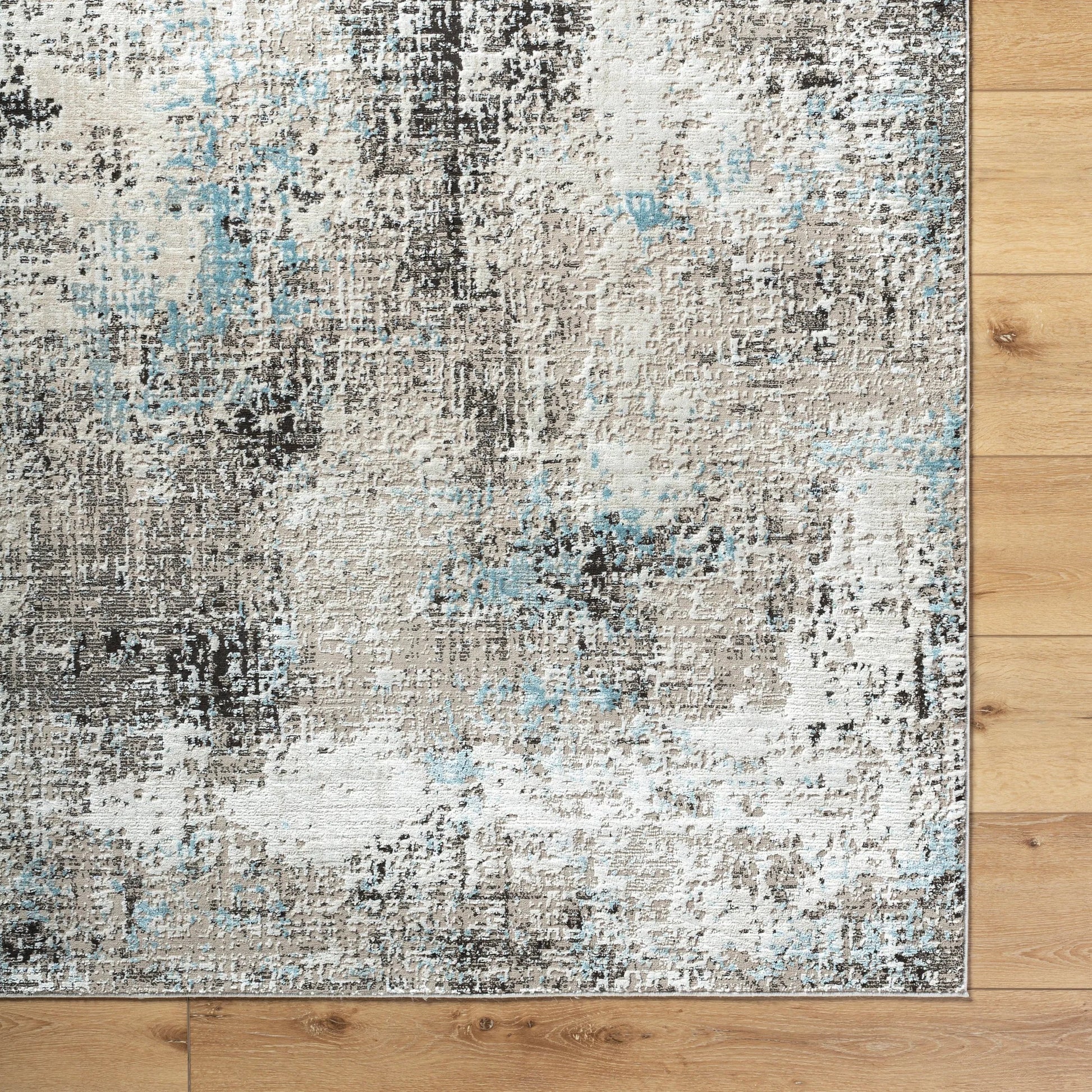Allegro Rug - 500899 by Livabliss in tan, ivory, light beige, charcoal, mustard. Made from face: 80% polyester, 20% polypropylene, warp: 100% jute in a unique style.