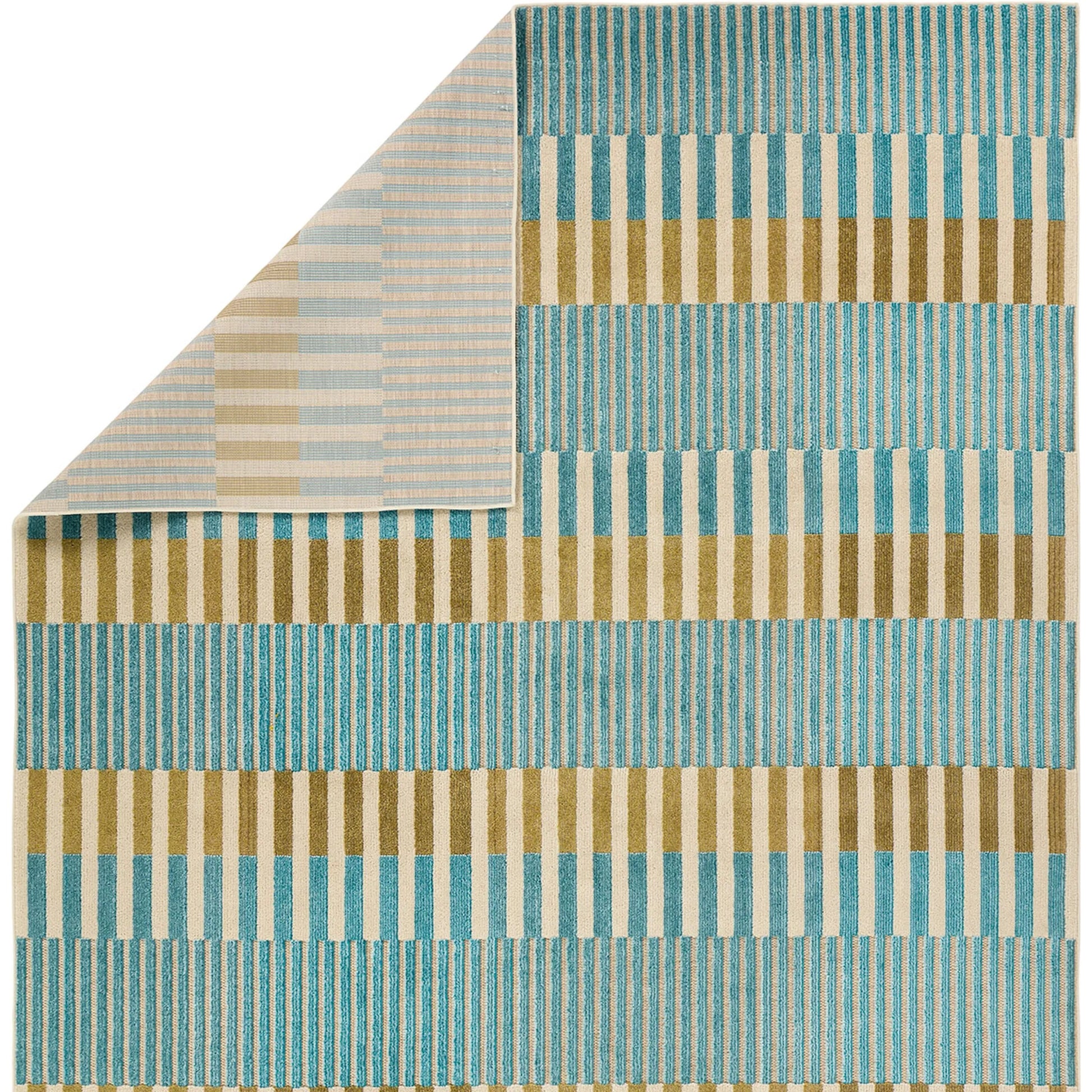 Alina ALI04 Rug by Jaipur Living in blue, yellow, beige. Made from 100% polypropylene in a unique style.