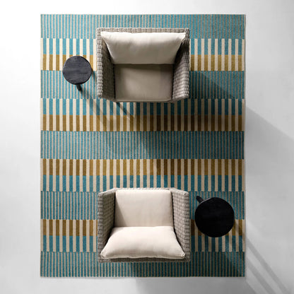Alina ALI04 Rug by Jaipur Living in blue, yellow, beige. Made from 100% polypropylene in a unique style.