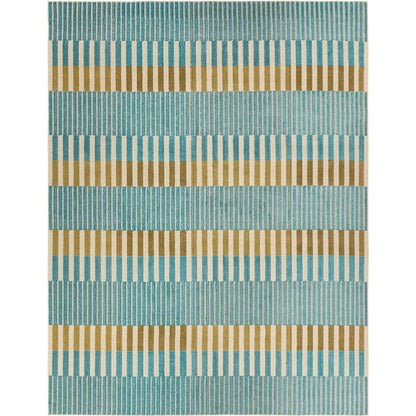 Alina ALI04 Rug by Jaipur Living in blue, yellow, beige. Made from 100% polypropylene in a unique style.