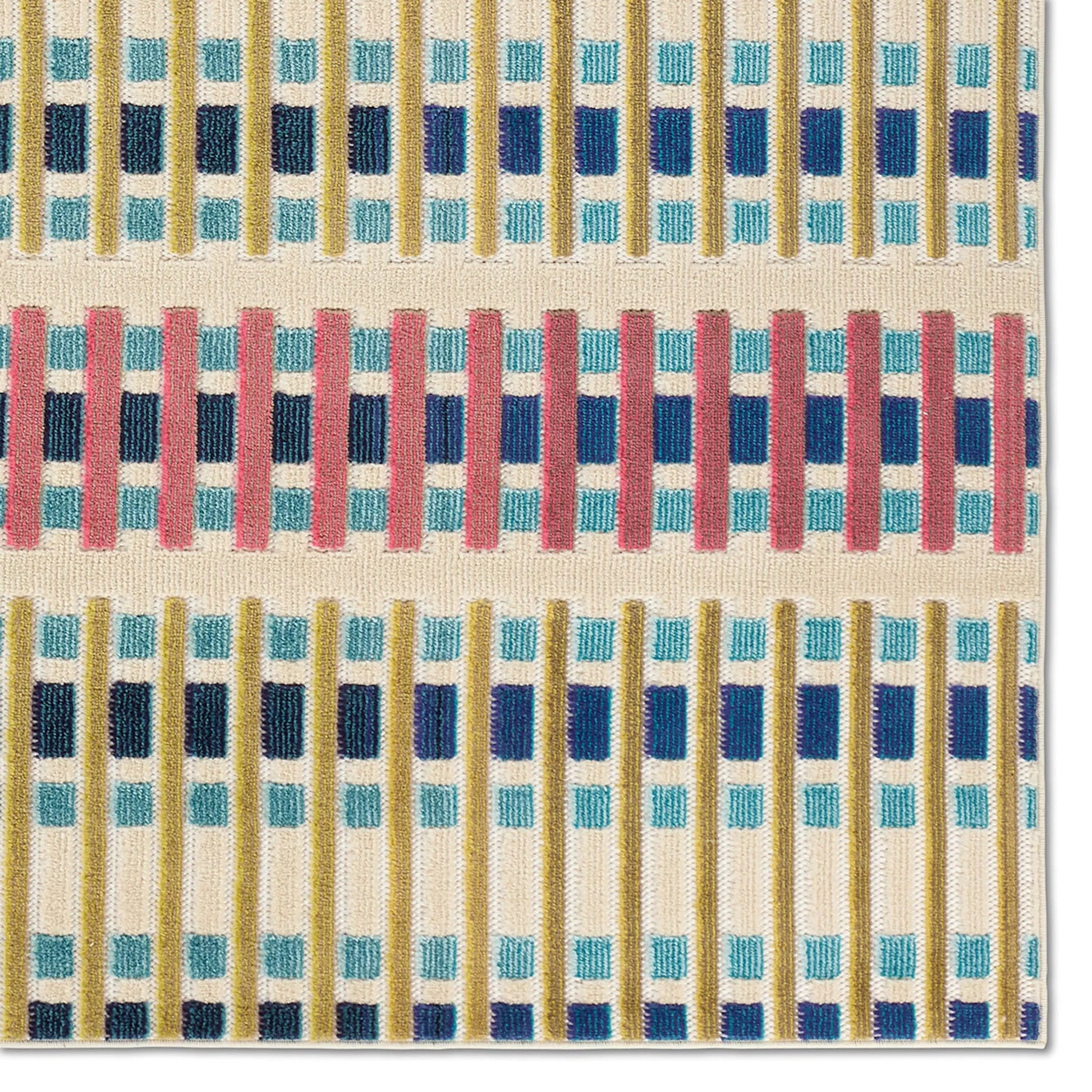 Alina ALI05 Rug by Jaipur Living in beige, pink, green, multicolor. Made from 100% polypropylene in a unique style.