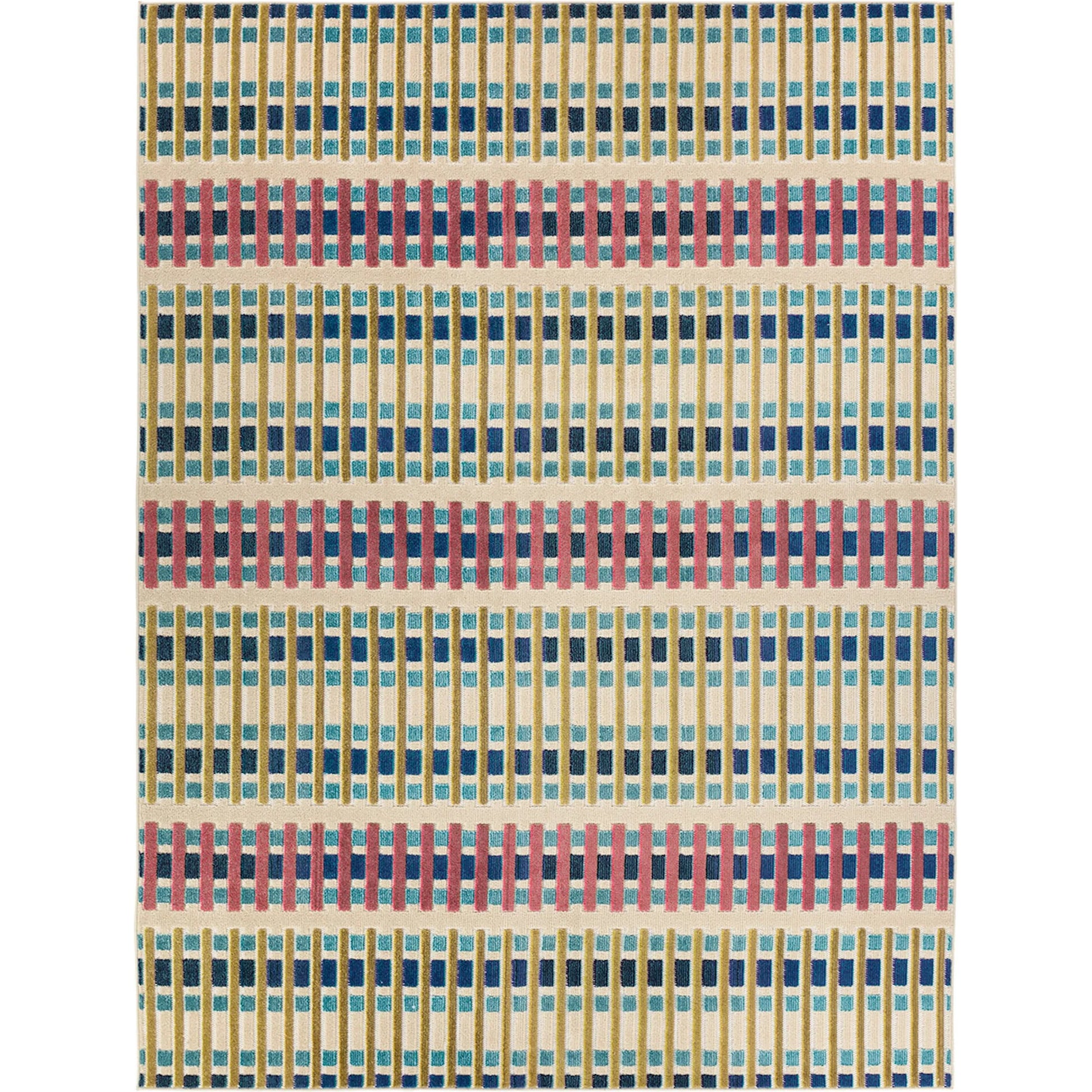 Alina ALI05 Rug by Jaipur Living in beige, pink, green, multicolor. Made from 100% polypropylene in a unique style.