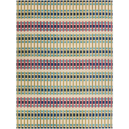Alina ALI05 Rug by Jaipur Living in beige, pink, green, multicolor. Made from 100% polypropylene in a unique style.