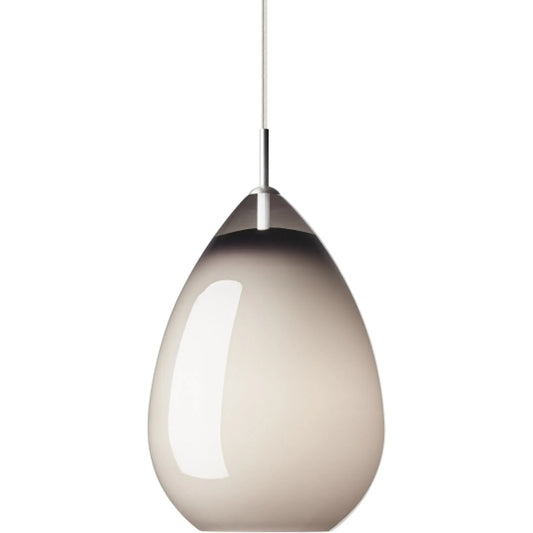 Alina Grande Pendant by Tech Lighting in satin nickel, smoke. Made from glass in a modern style.