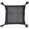 Light Grey, Dark Grey, Charcoal, Black / Down Feather / 18" x 18"