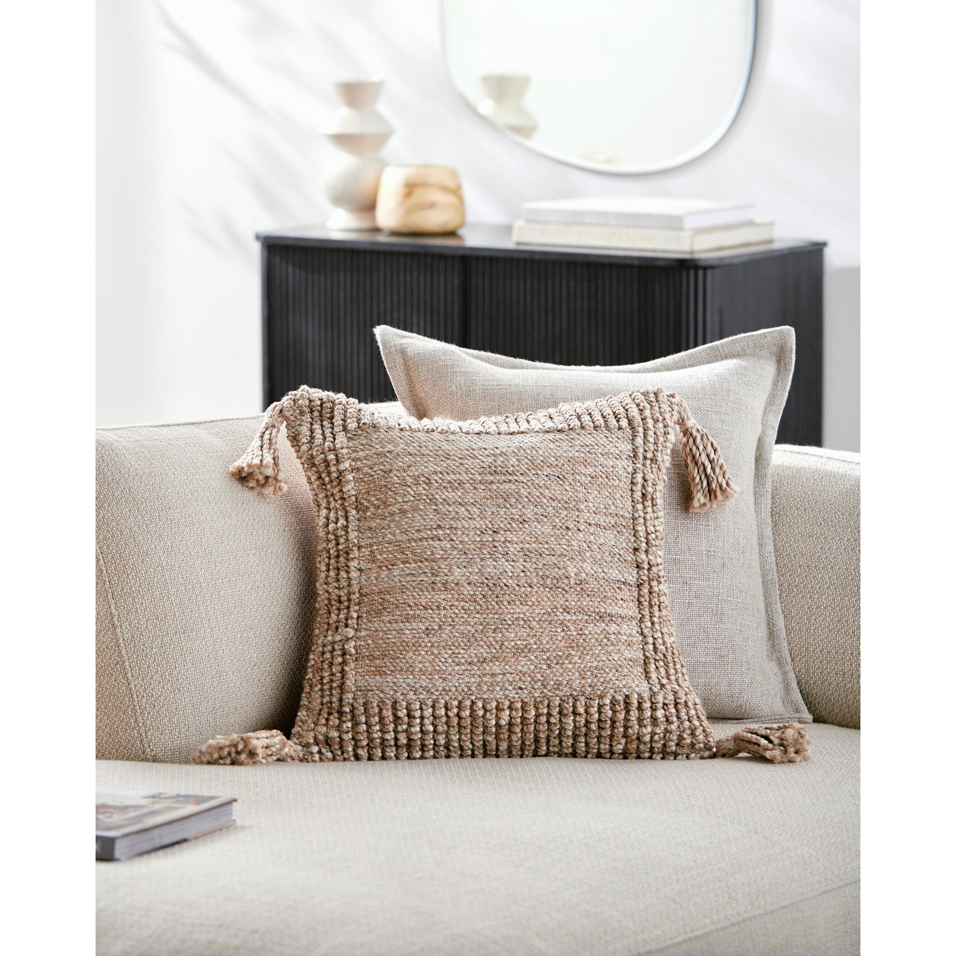 Alaric Pillow by Surya. Made from polyester in a cottage & farmhouse style.