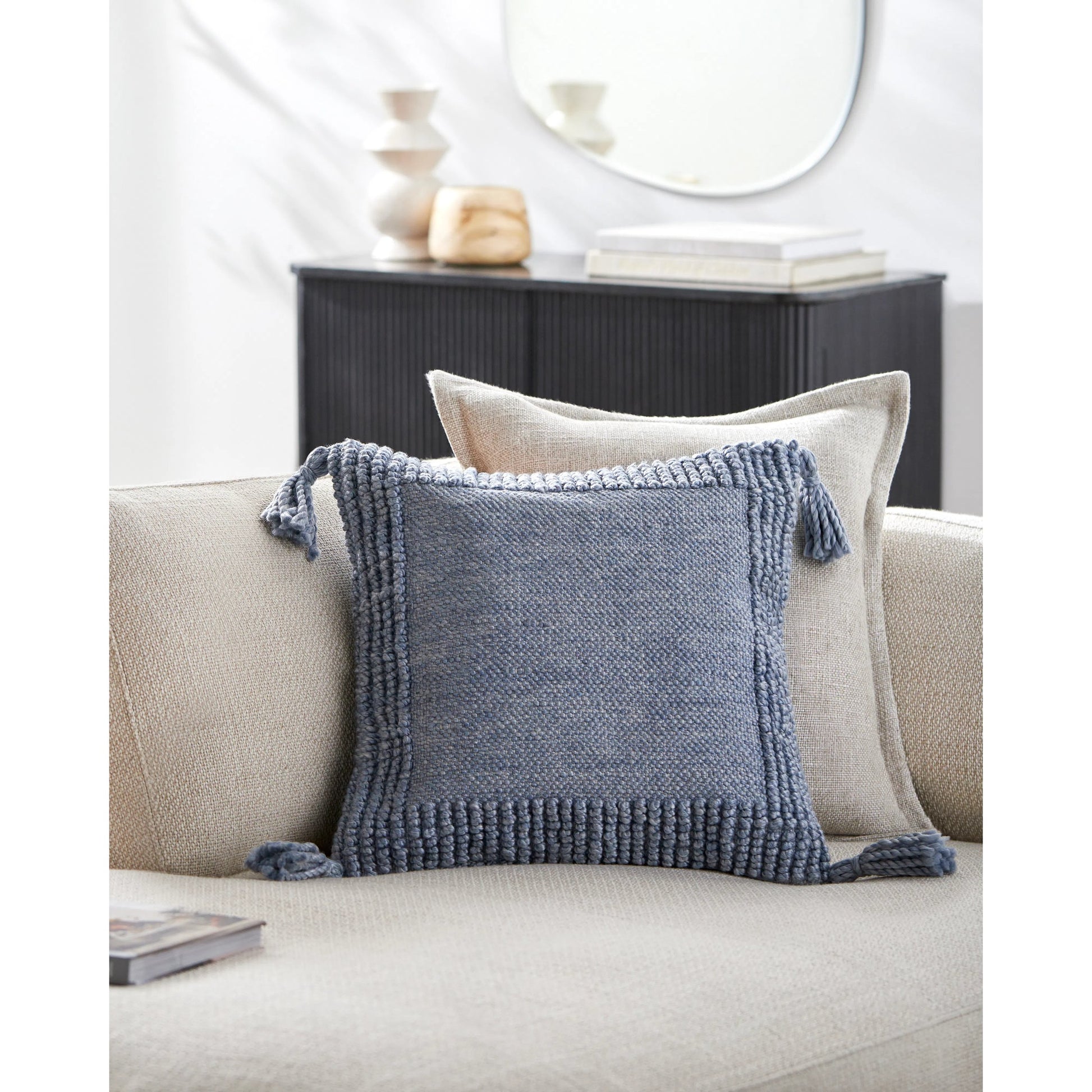 Alaric Pillow by Surya. Made from polyester in a cottage & farmhouse style.