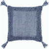 Light Silver, Slate Blue, Pewter, Metallic - Silver / Down Feather / 18" x 18"