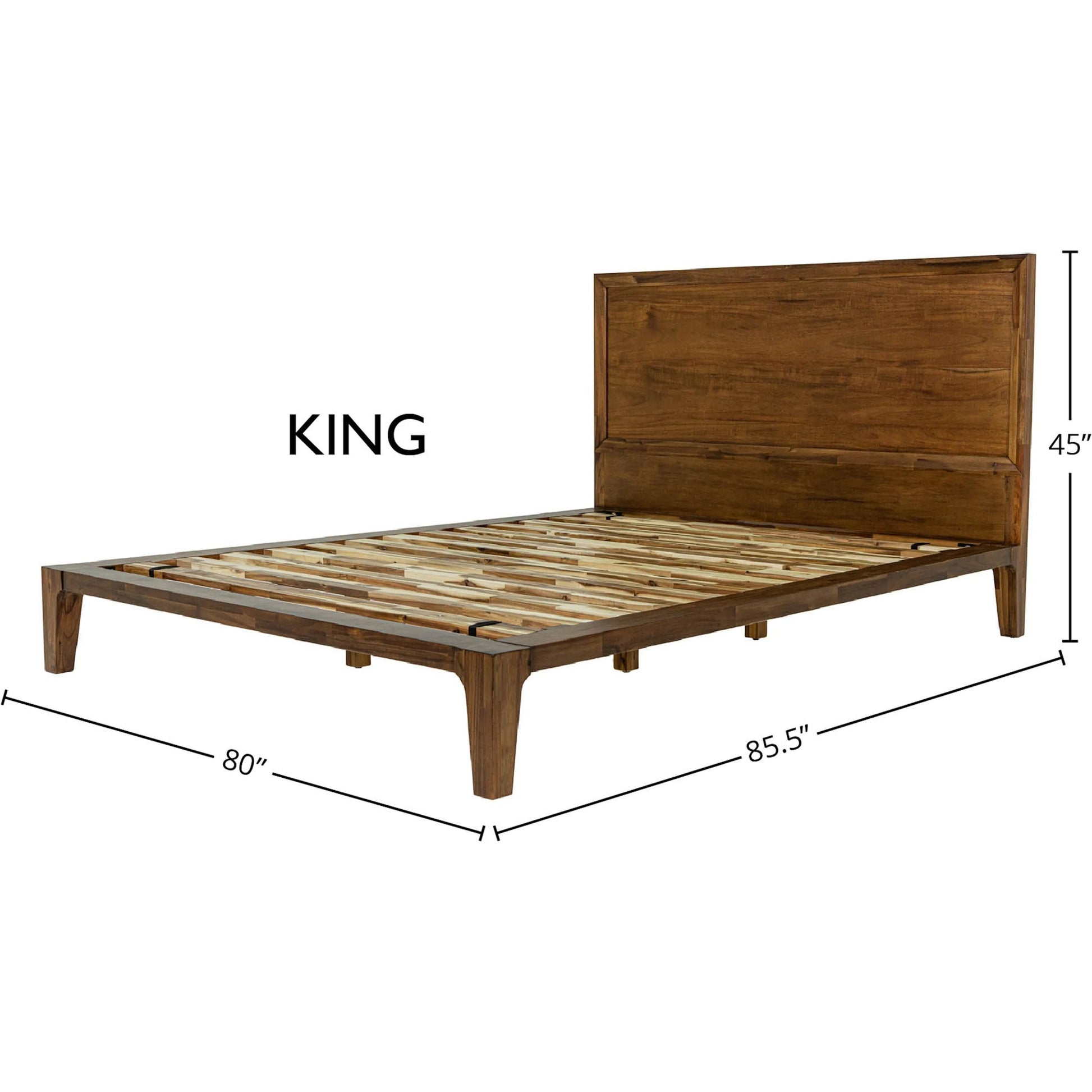 Allure Bed by LH Imports in walnut. Made from unique in a traditional style.