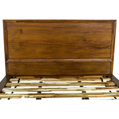 Allure Bed by LH Imports in walnut. Made from unique in a traditional style.