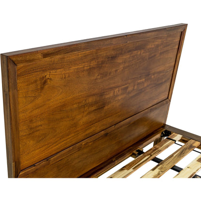 Allure Bed by LH Imports in walnut. Made from unique in a traditional style.