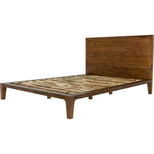 Allure Bed by LH Imports in walnut. Made from unique in a unique style.