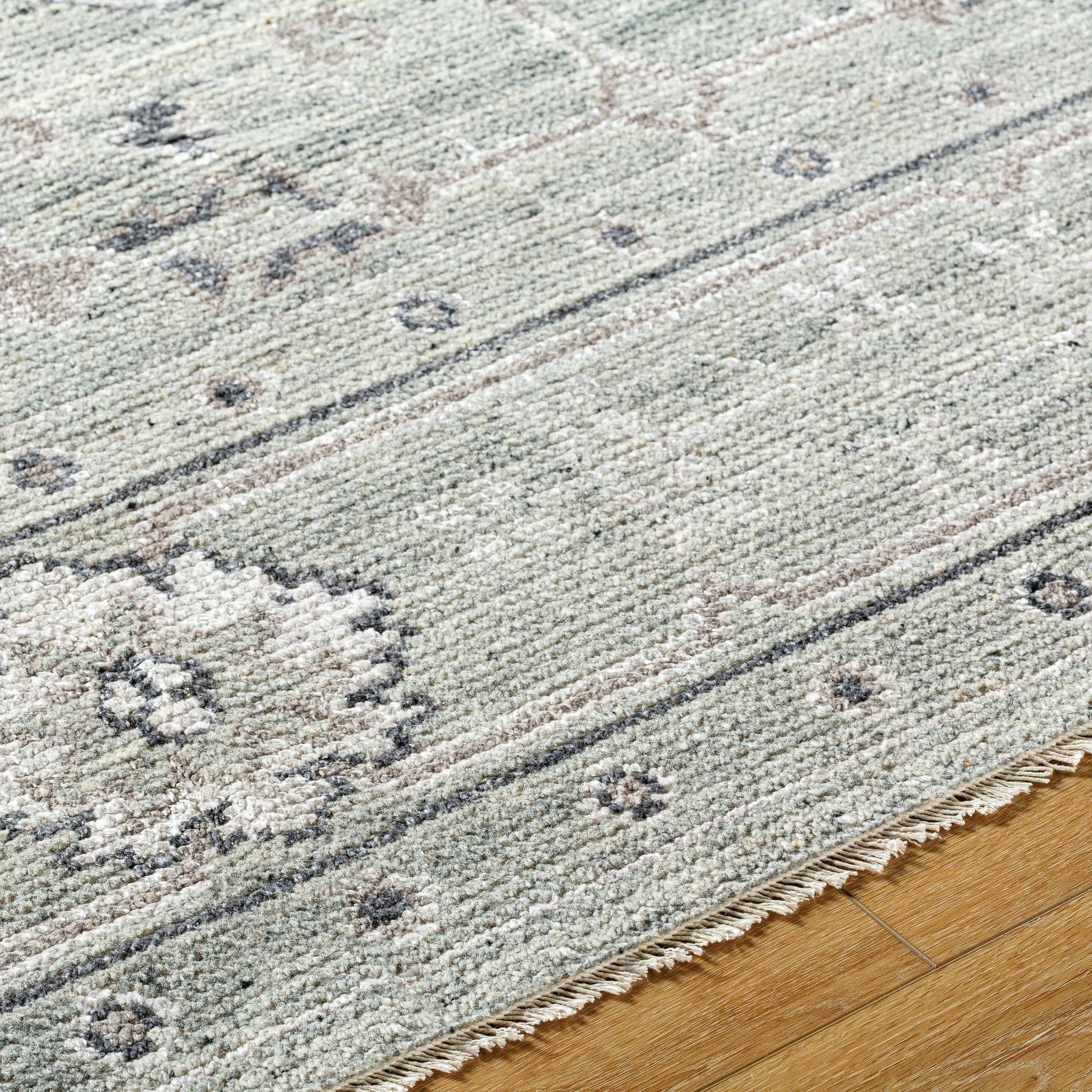 Almeria Rug - 481249 by Surya. Made from face: 60% wool, 40% viscose, warp: 100% wool in a unique style.