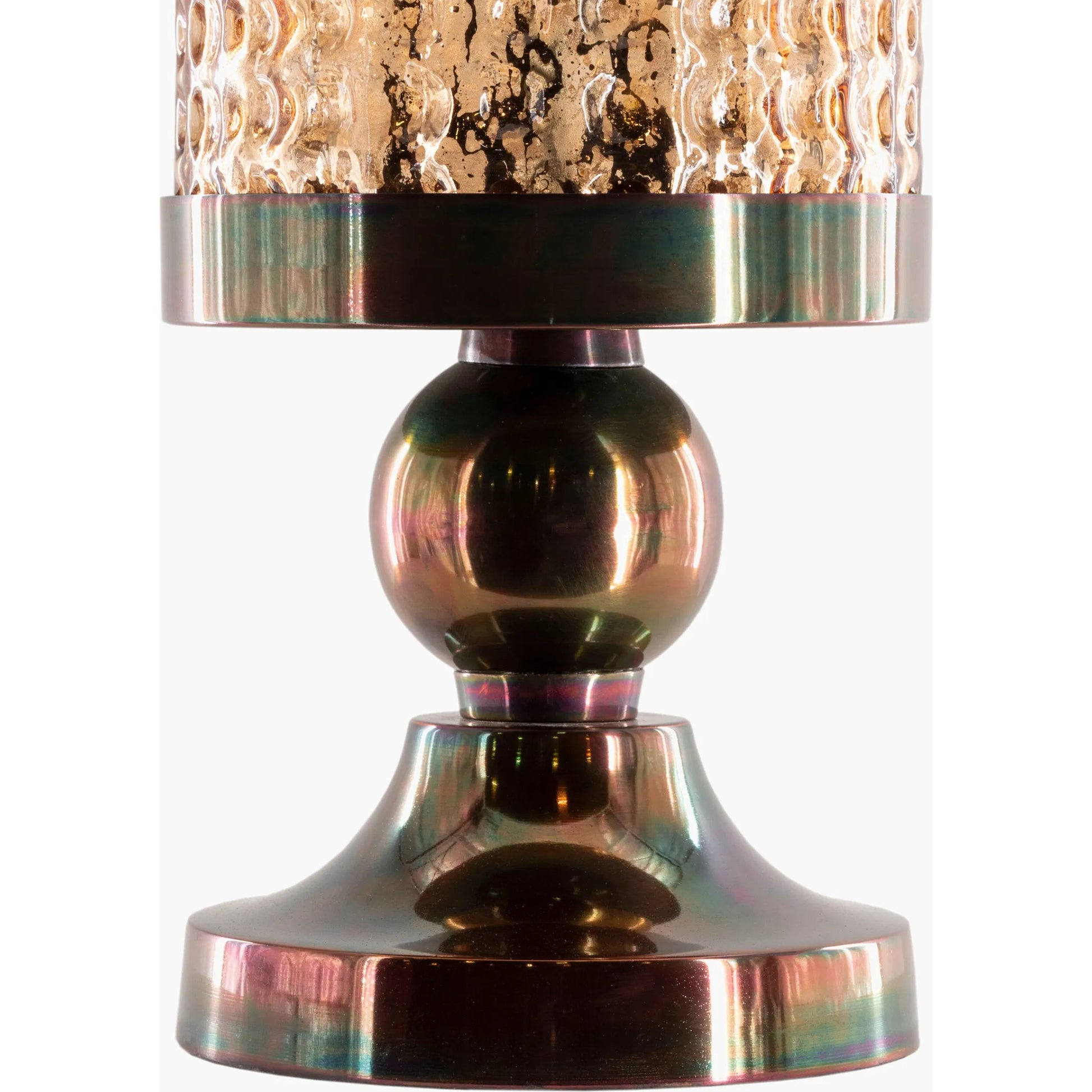 Alsen Lamp - 24787 by Surya in metallic bronze, champagne, translucent, white, beige and oil rubbedantiquedoil rubbed. Made from linen, cotton, glass, metal in a modern style.