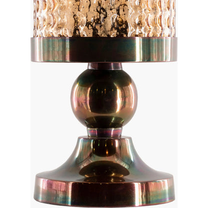 Alsen Lamp - 24787 by Surya in metallic bronze, champagne, translucent, white, beige and oil rubbedantiquedoil rubbed. Made from linen, cotton, glass, metal in a modern style.