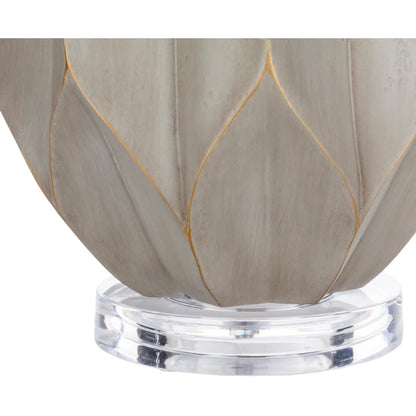 Alpena - 16412 by Surya in white and painted. Made from linen, crystal, 100% metal in a modern style.