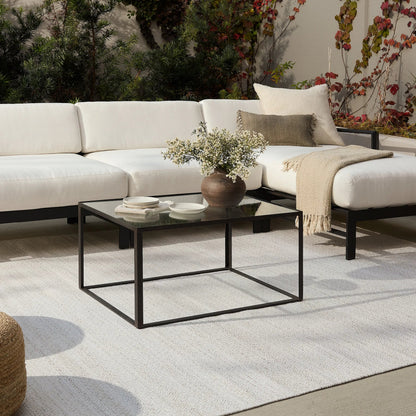Almas ALS02 Indoor/Outdoor Rug by Jaipur Living in gray, white. Made from 100% pet yarn in a unique style.