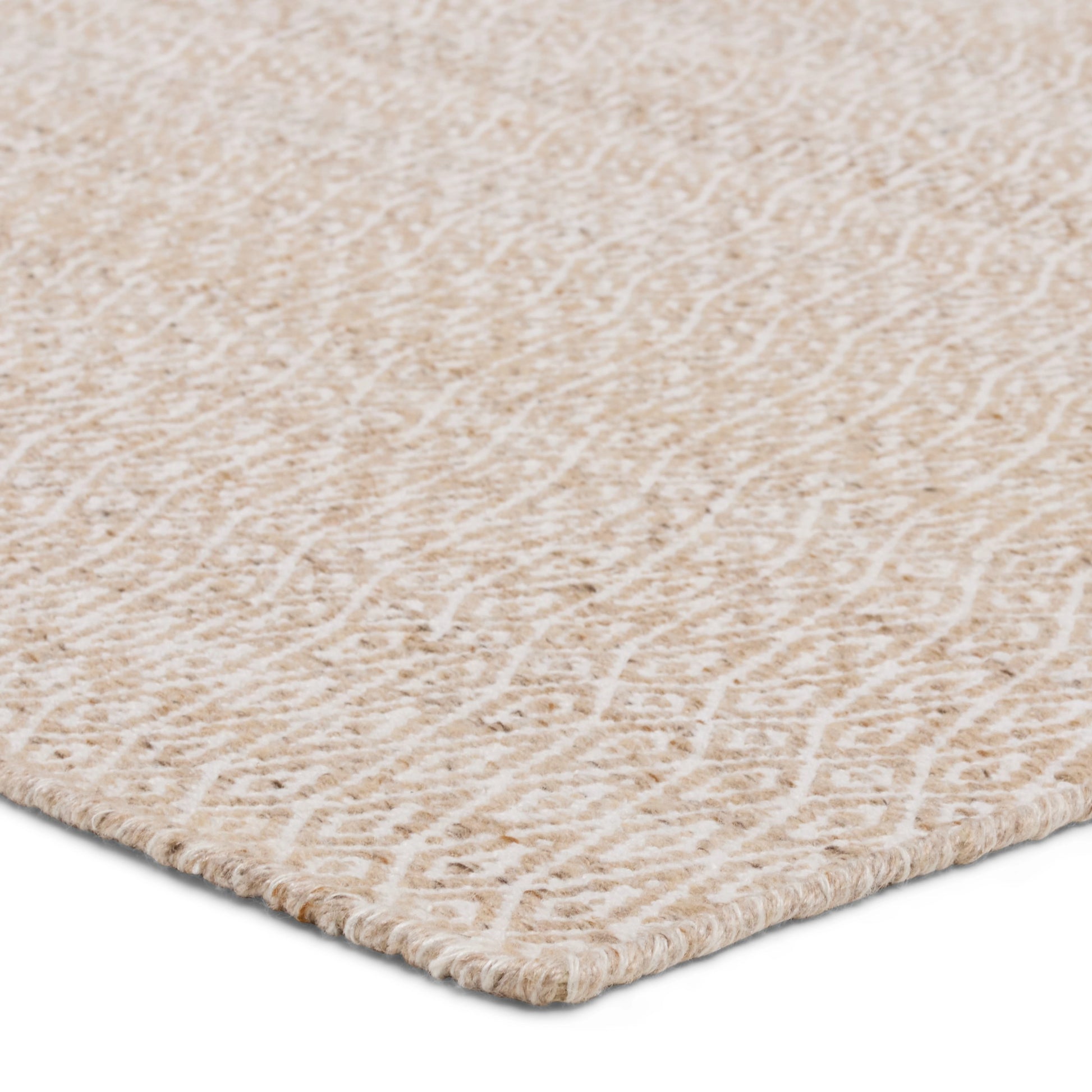Almas Imogen ALS03 Rug by Jaipur Living in cream, tan. Made from 100% pet yarn in a unique style.