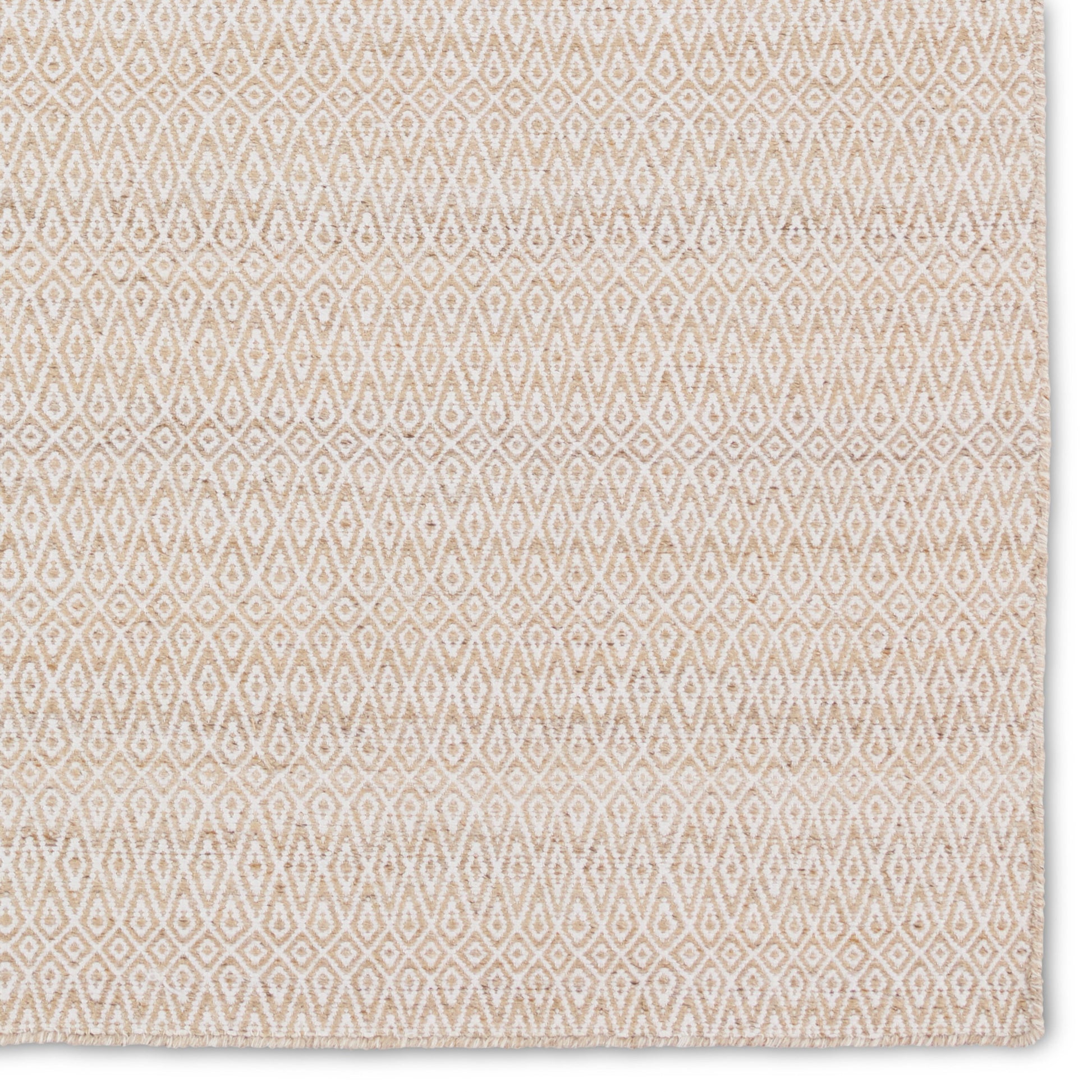 Almas Imogen ALS03 Rug by Jaipur Living in cream, tan. Made from 100% pet yarn in a unique style.