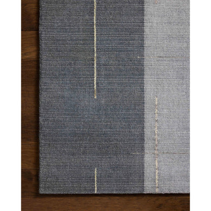 Alistair ALS-01 Rug by Loloi in slate, natural. Made from wool, viscose, cotton in a unique style.
