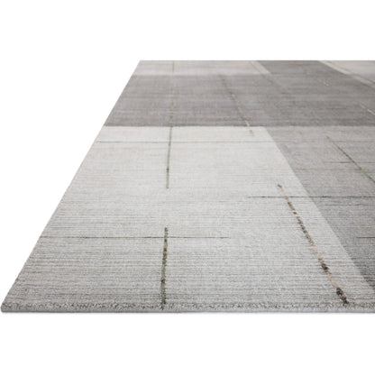 Alistair ALS-03 Rug by Loloi in grey, olive. Made from wool, viscose, cotton in a unique style.
