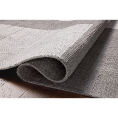 Alistair ALS-03 Rug by Loloi in grey, olive. Made from wool, viscose, cotton in a unique style.
