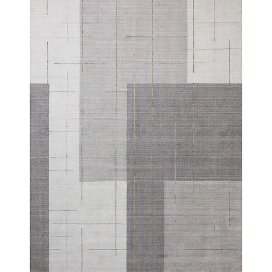Alistair ALS-03 Rug by Loloi in grey, olive. Made from wool, viscose, cotton in a unique style.