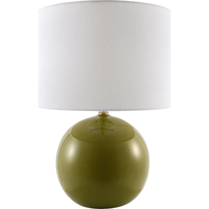 Alvary Accent Table Lamp by Livabliss in gloss, electroplated, high. Made from ceramic, jute, polyester, iron in a unique style.
