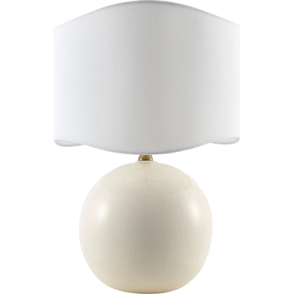 Alvary Accent Table Lamp by Livabliss in gloss, electroplated, high. Made from ceramic, jute, polyester, iron in a unique style.
