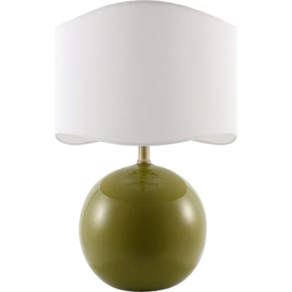 Alvary Accent Table Lamp by Livabliss in gloss, electroplated, high. Made from ceramic, jute, polyester, iron in a unique style.