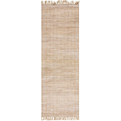 Alex Rug - 496078 by Livabliss in taupe, sandstone, charcoal, wheat, umber. Made from face: 100% jute, warp: 100% jute in a unique style.