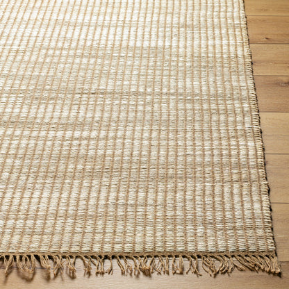 Alex Rug - 496078 by Livabliss in taupe, sandstone, charcoal, wheat, umber. Made from face: 100% jute, warp: 100% jute in a unique style.