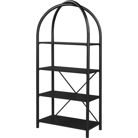 Alayna Bookcase by Livabliss in powder coated. Made from unique in a unique style.