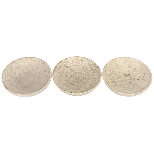 Marble Bowls by Noir in white marble. Made from marble in a modern style.