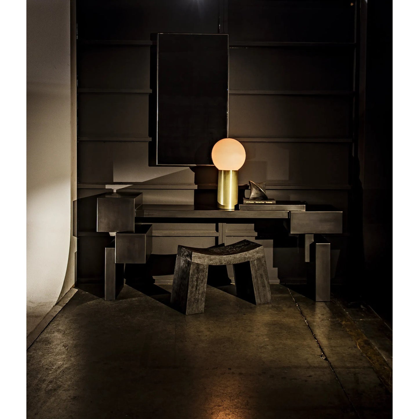 003 SI-1975504 | Lifestyle | Simone Object (Set of 2) by Noir in black marble. Made from marble in a modern style.