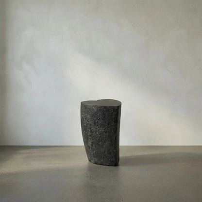 Heart Accent Table by Noir in black marble. Made from marble in a eclectic & global style.
