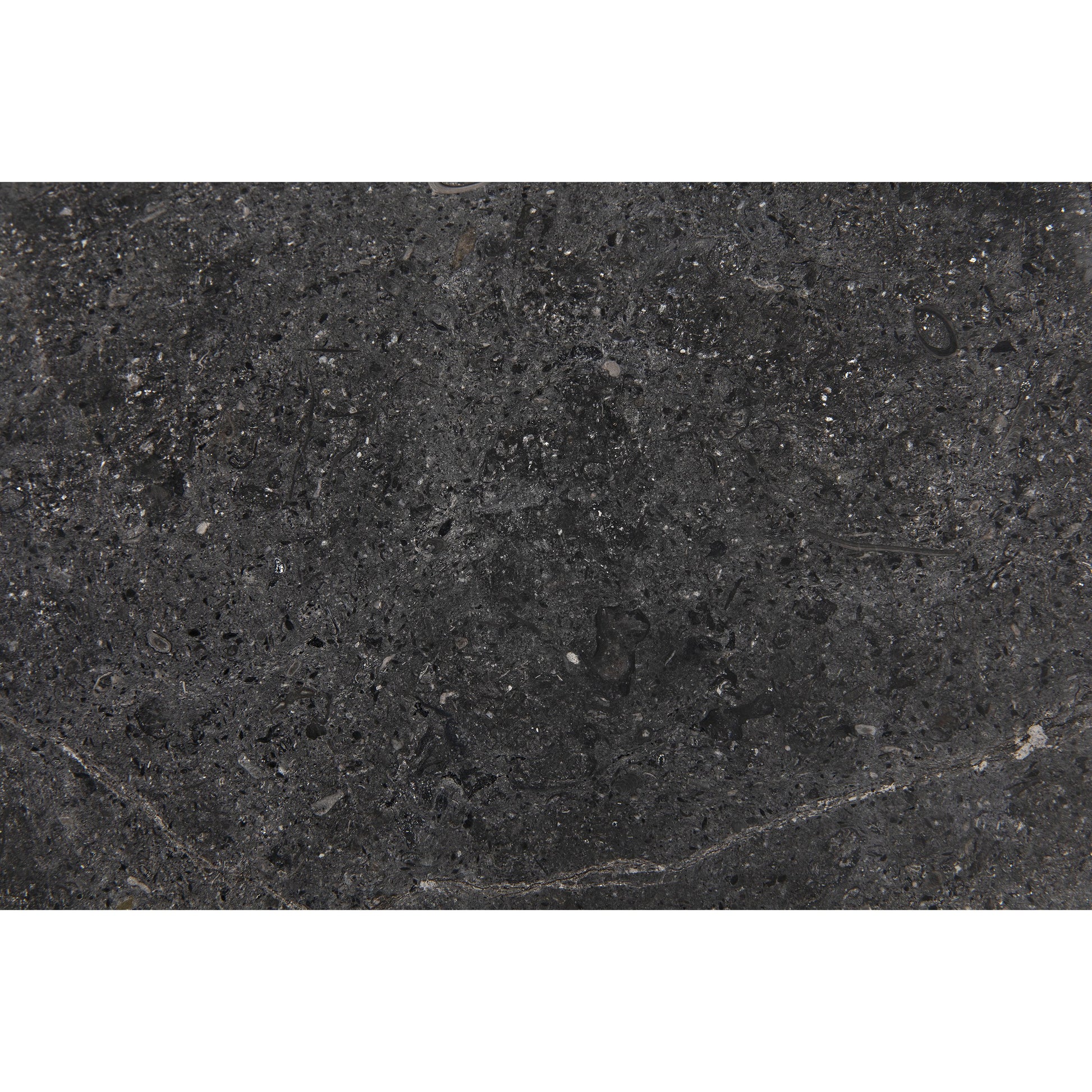 Heart Accent Table by Noir in black marble. Made from marble in a eclectic & global style.