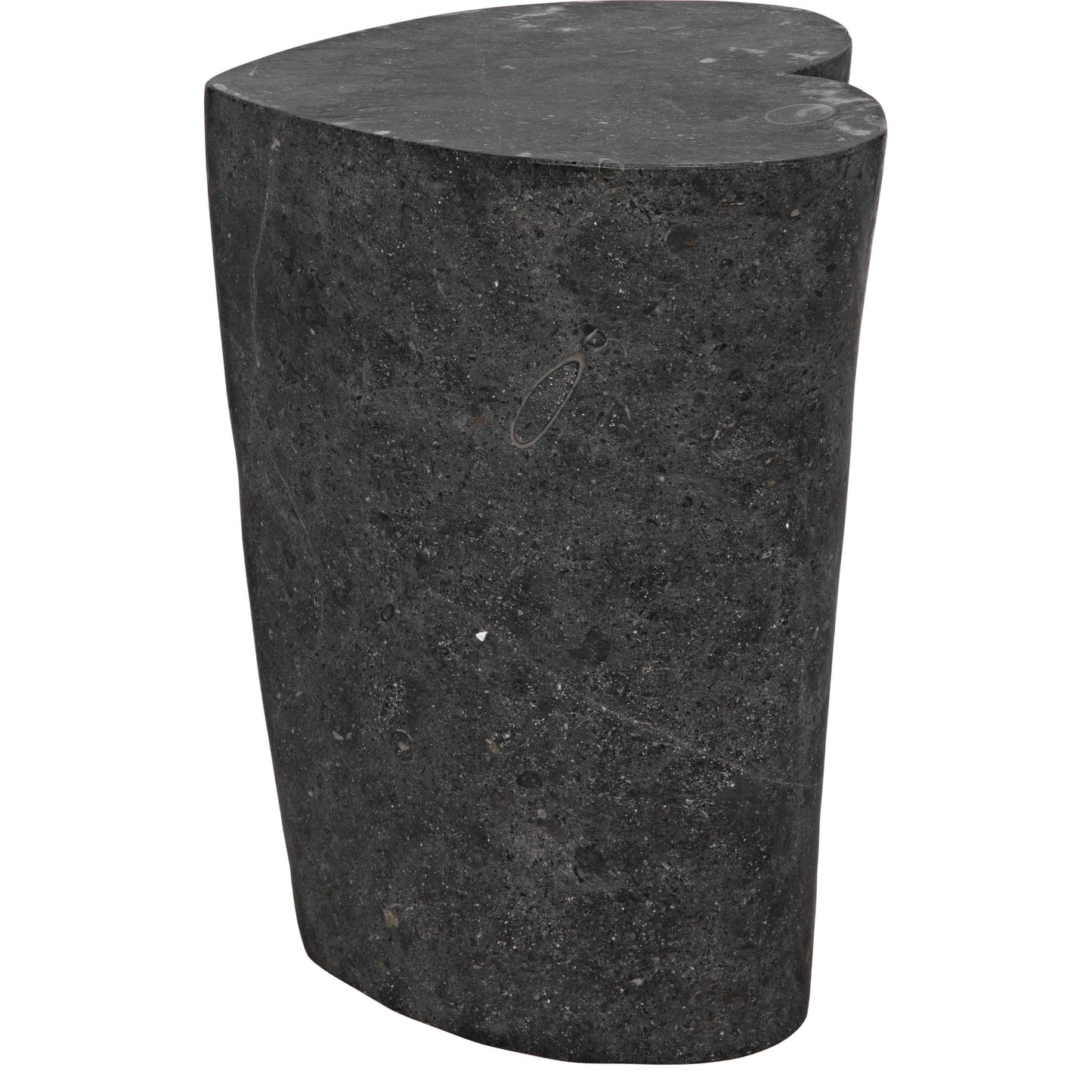 013 SI-1707233 | Additional Silo | Heart Accent Table by Noir in black marble. Made from marble in a eclectic & global style.