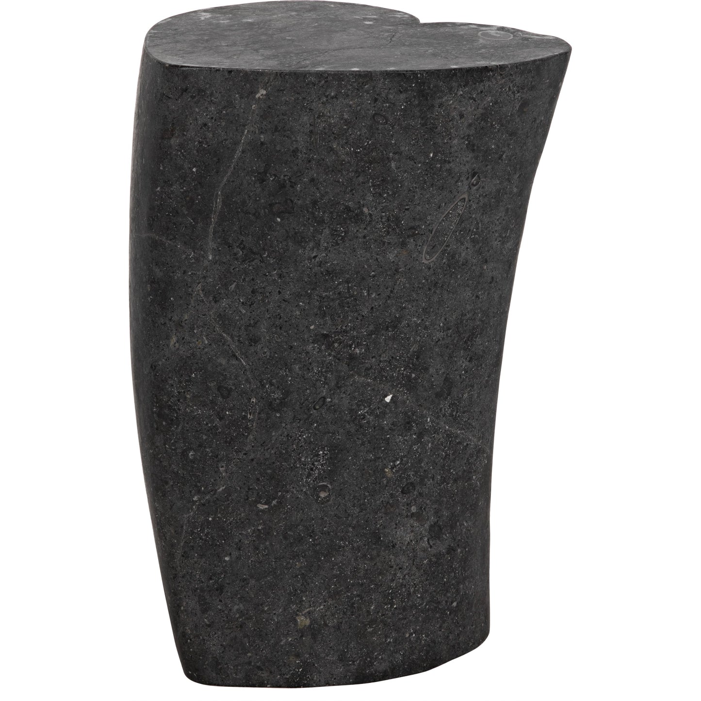 015 SI-1707233 | Additional Silo | Heart Accent Table by Noir in black marble. Made from marble in a eclectic & global style.