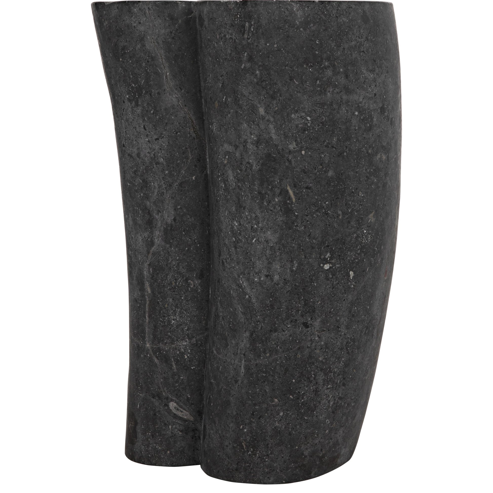 Heart Accent Table by Noir in black marble. Made from marble in a eclectic & global style.