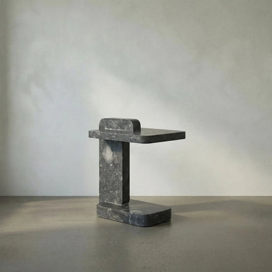 North Side Table by Noir in black marble. Made from marble in a transitional style.