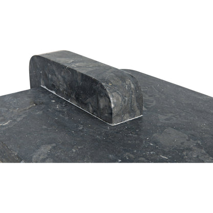 North Side Table by Noir in black marble. Made from marble in a transitional style.