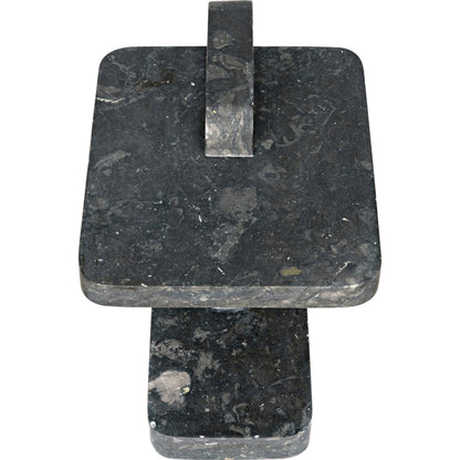 North Side Table by Noir in black marble. Made from marble in a transitional style.