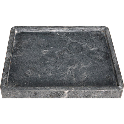 Murakami Side Table by Noir in black marble. Made from marble in a modern style.