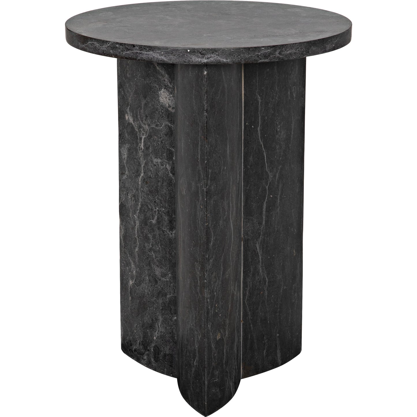 001 SI-2074889 | Additional Silo | Diana Side Table by Noir in black marble. Made from marble in a modern style.