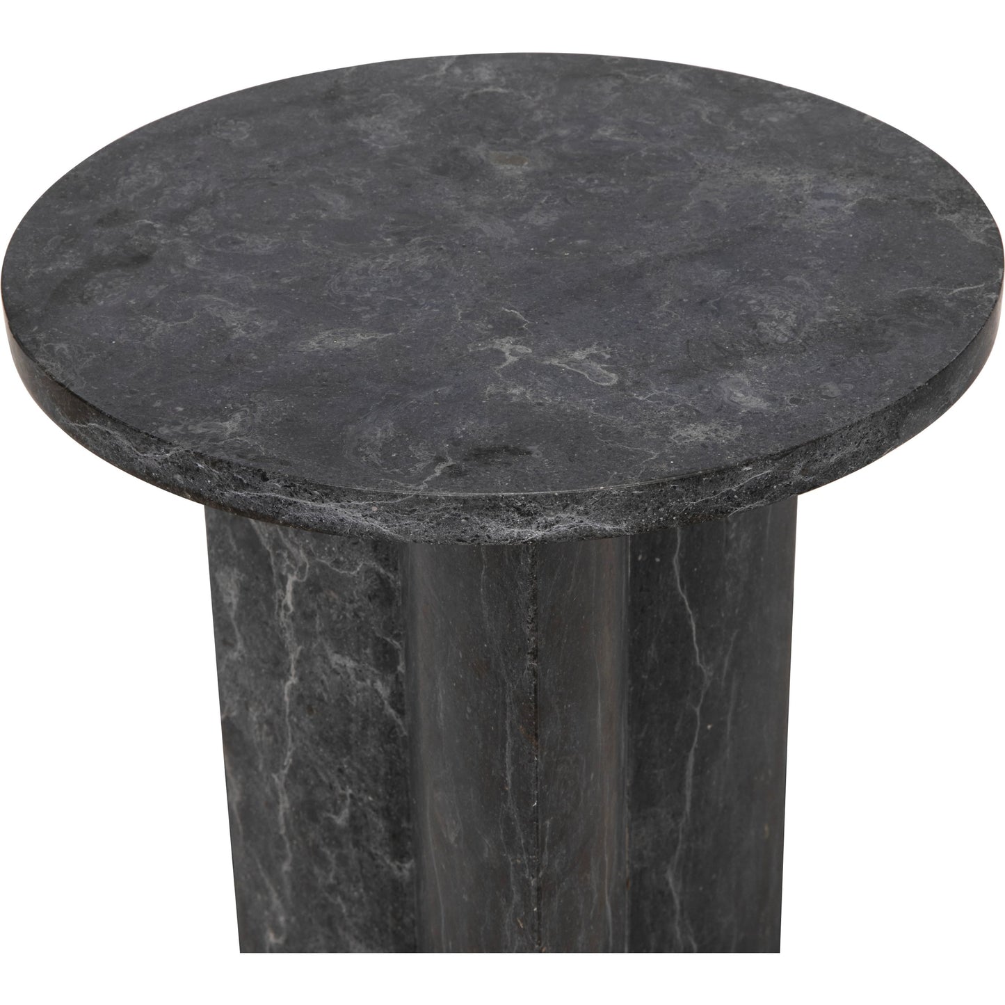 003 SI-2074889 | Closeup | Diana Side Table by Noir in black marble. Made from marble in a modern style.